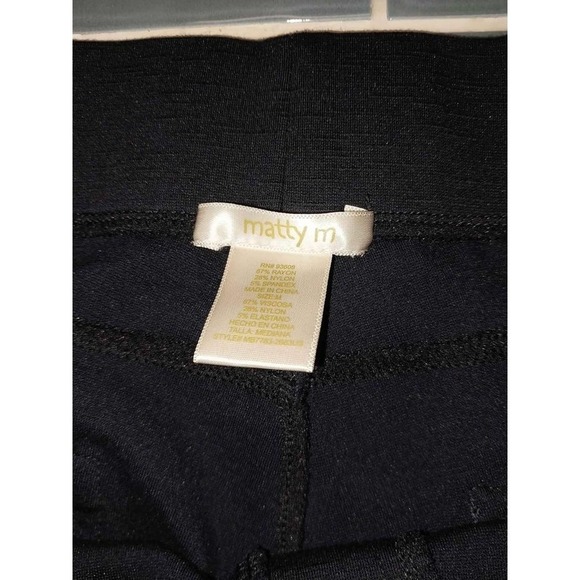 Matty M Women's Pants Size Medium Blue - Picture 3 of 3